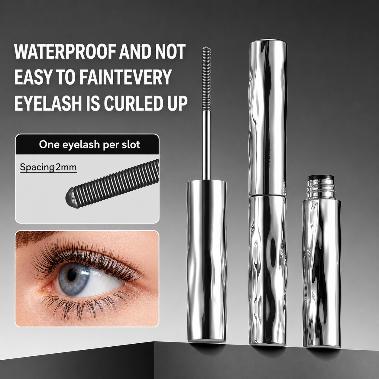 LAST DAY - BUY 1 GET 1 FREE💜Waterproof Curling & Lengthening Mascara