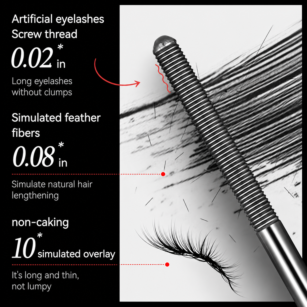 LAST DAY - BUY 1 GET 1 FREE💜Waterproof Curling & Lengthening Mascara